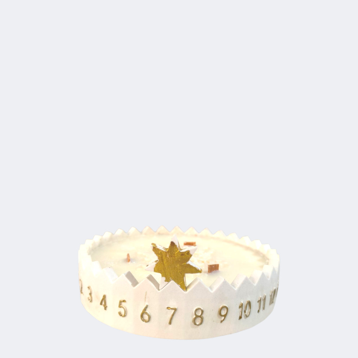 1000016826 Christmas Calendar Candle - Gingerbread - Image 1